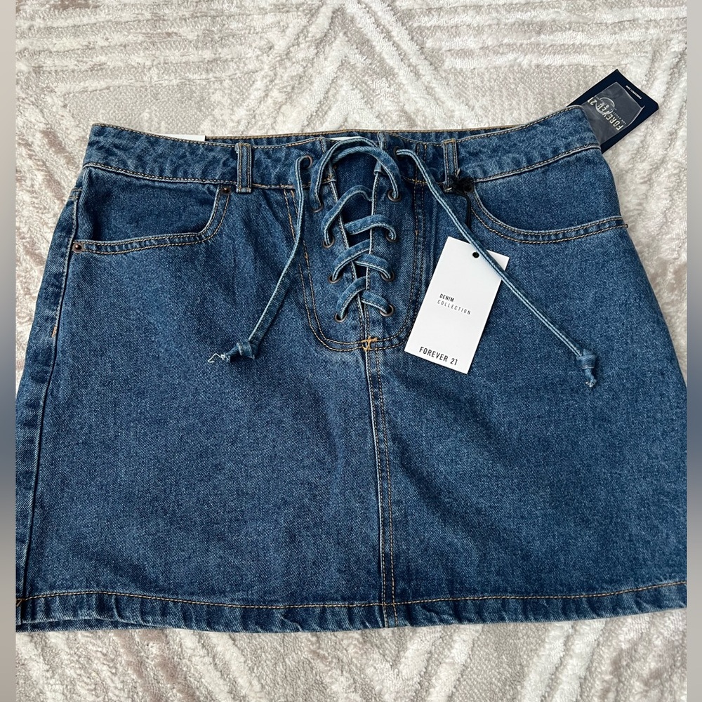 Forever 21 Jean Skirt